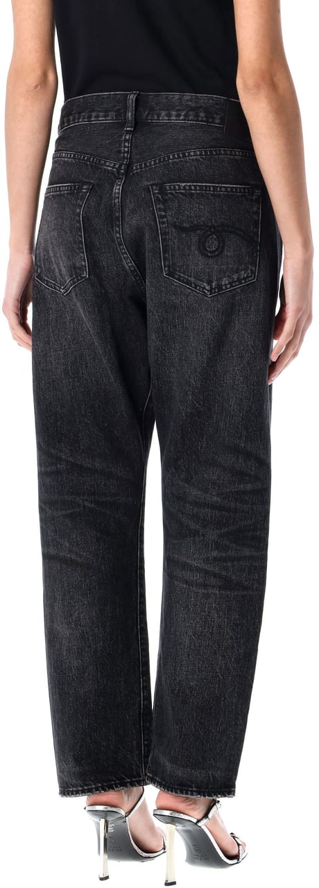 R13 Cross Over Jeans Kessair Black Zwart