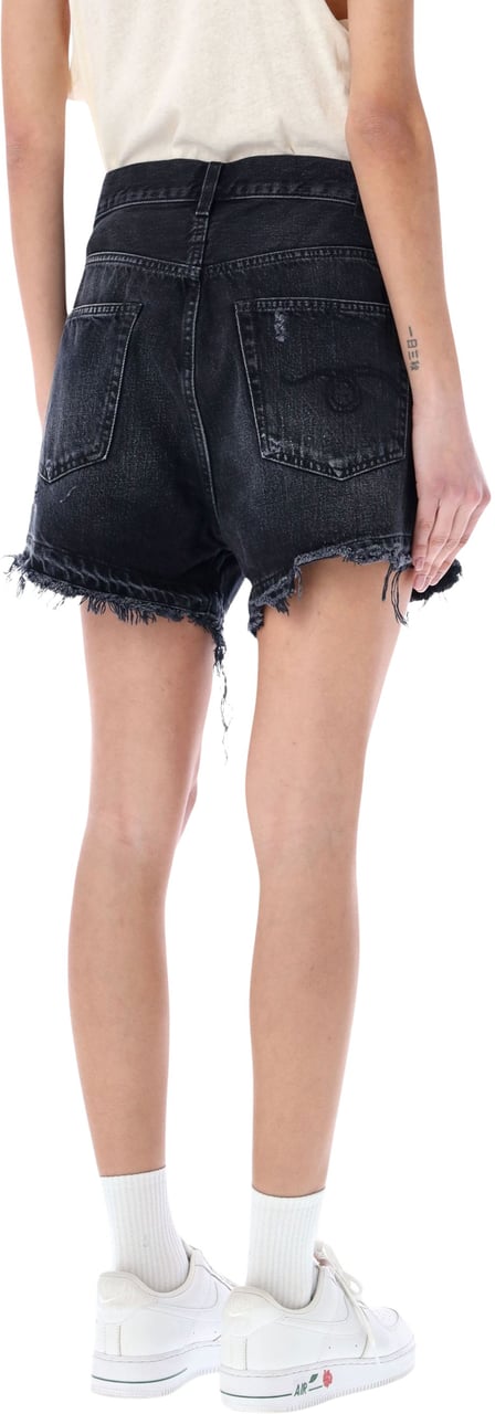 R13 Crossover Short Jake Black Zwart