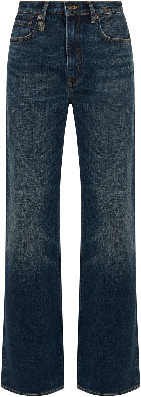 R13 Loose jeans in cotton Blauw