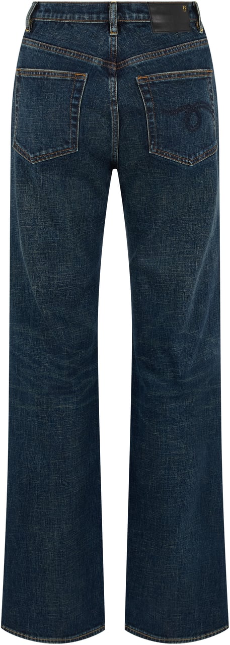 R13 Loose jeans in cotton Blauw