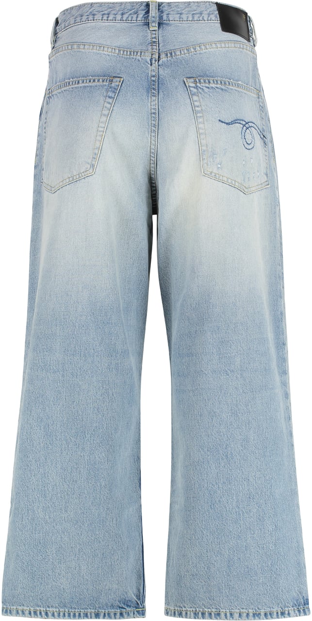 R13 D'arcy wide-leg jeans Blauw