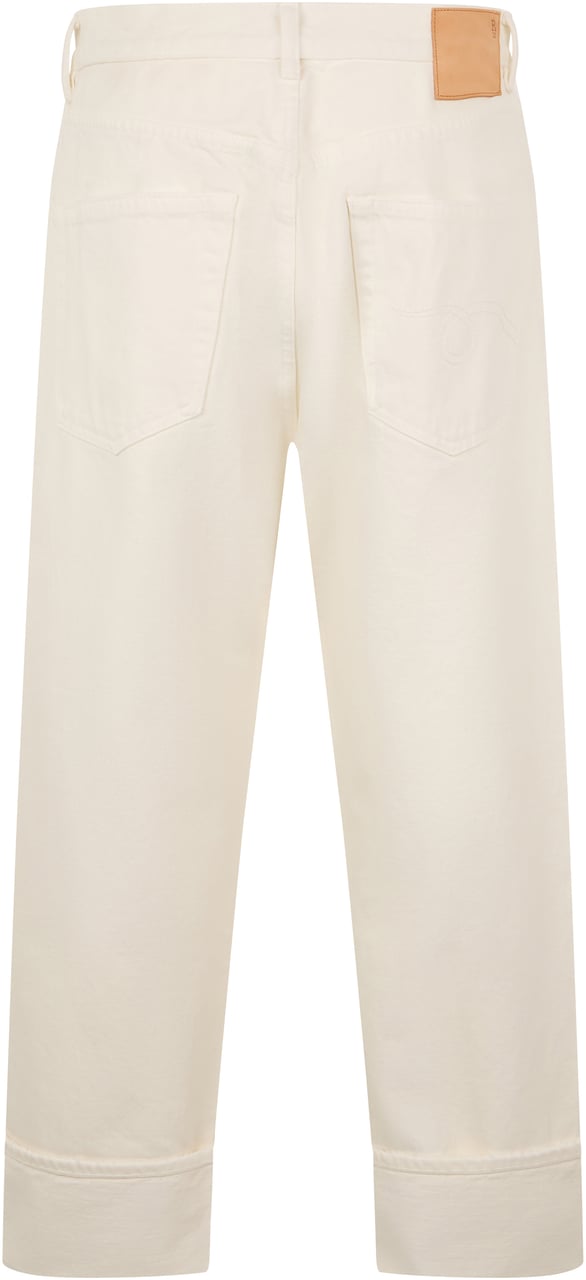 R13 Crop jeans in cotton Neutraal