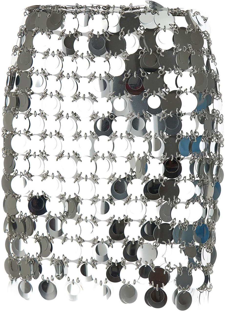 Rabanne Skirts Silver Zilver