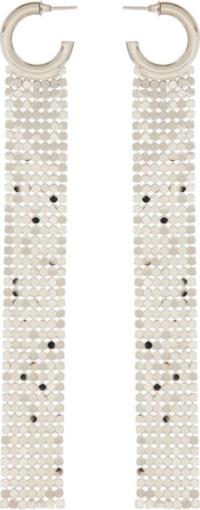 Rabanne Mesh Earrings Zilver