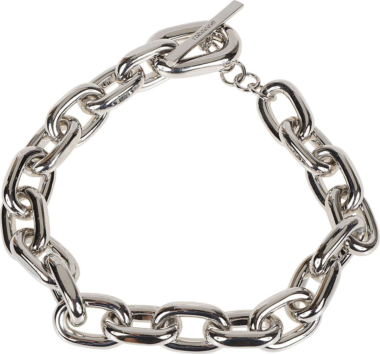 Rabanne Xl Link Necklace Metallic Metallic