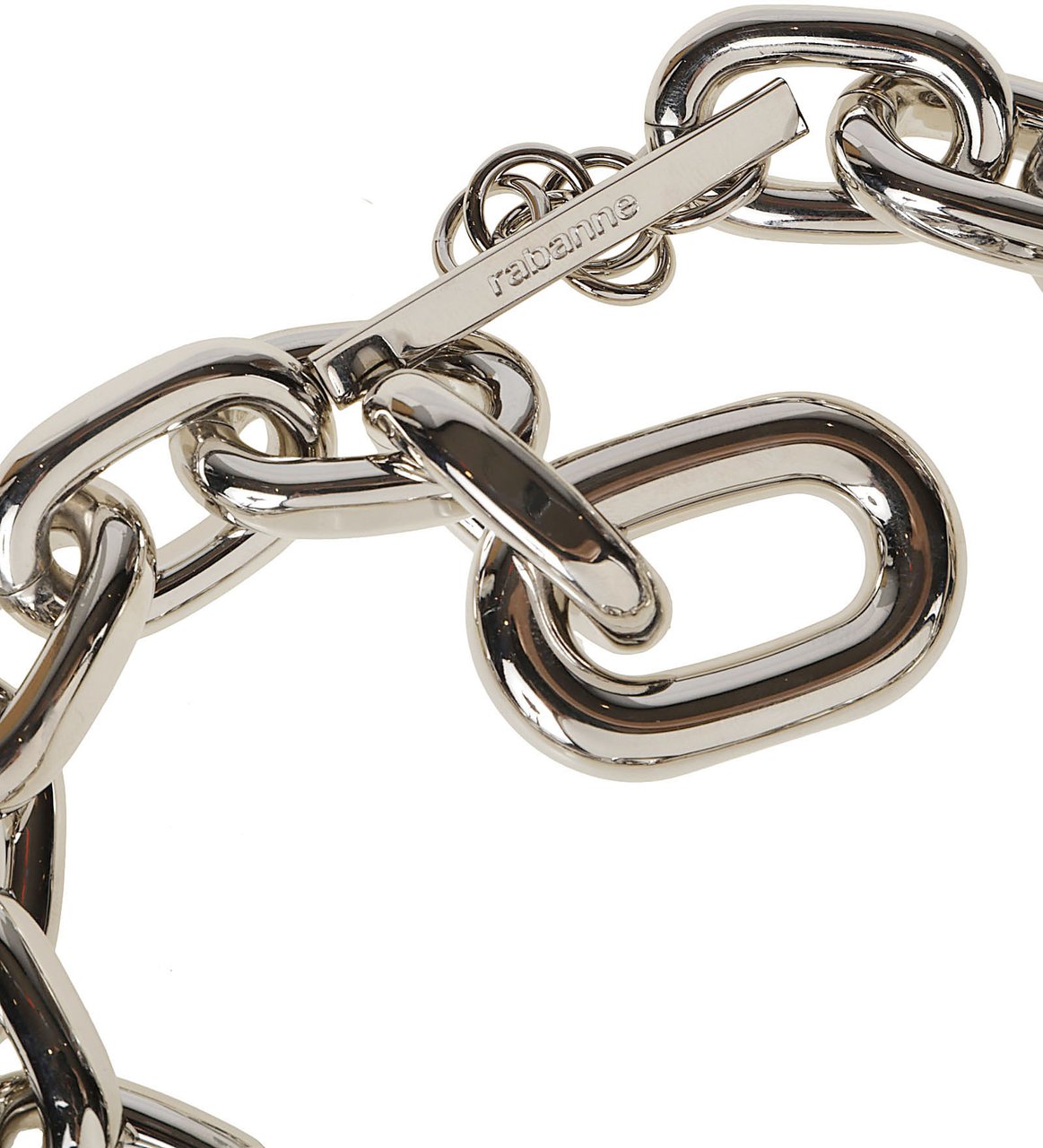Rabanne Xl Link Necklace Metallic Metallic
