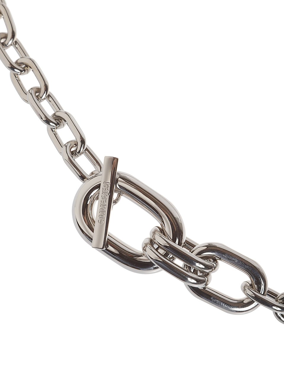 Rabanne Xl Link Pendant Necklace Metallic Metallic