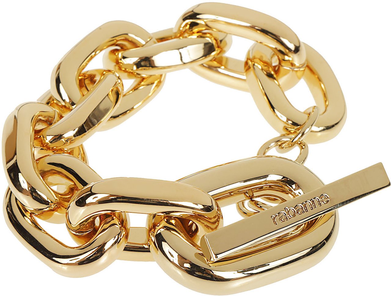 Rabanne Xl Link Brac Chain Bracelet Metallic Metallic