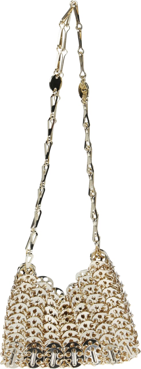Rabanne Iconic 1969 Nano Bag Metallic Metallic