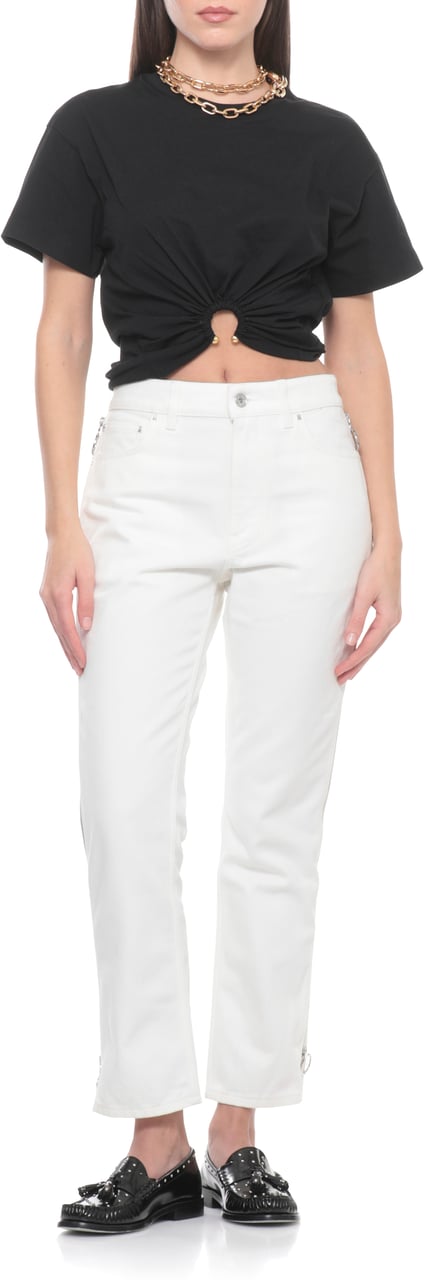 Rabanne T-Shirts And Polos Black Zwart