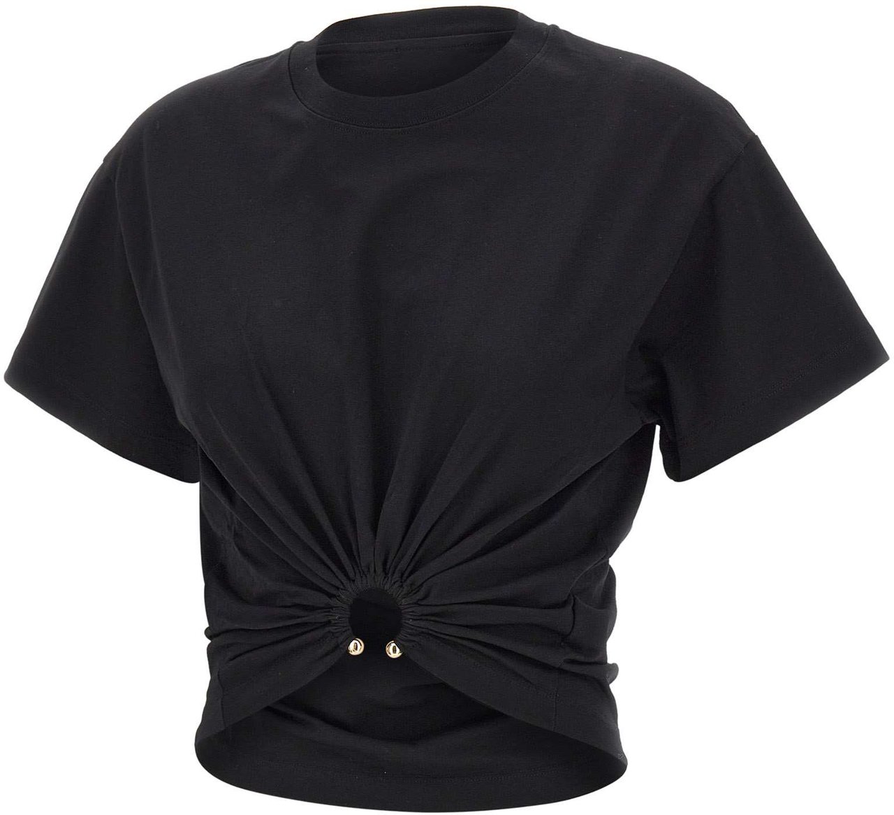 Rabanne T-Shirts And Polos Black Zwart