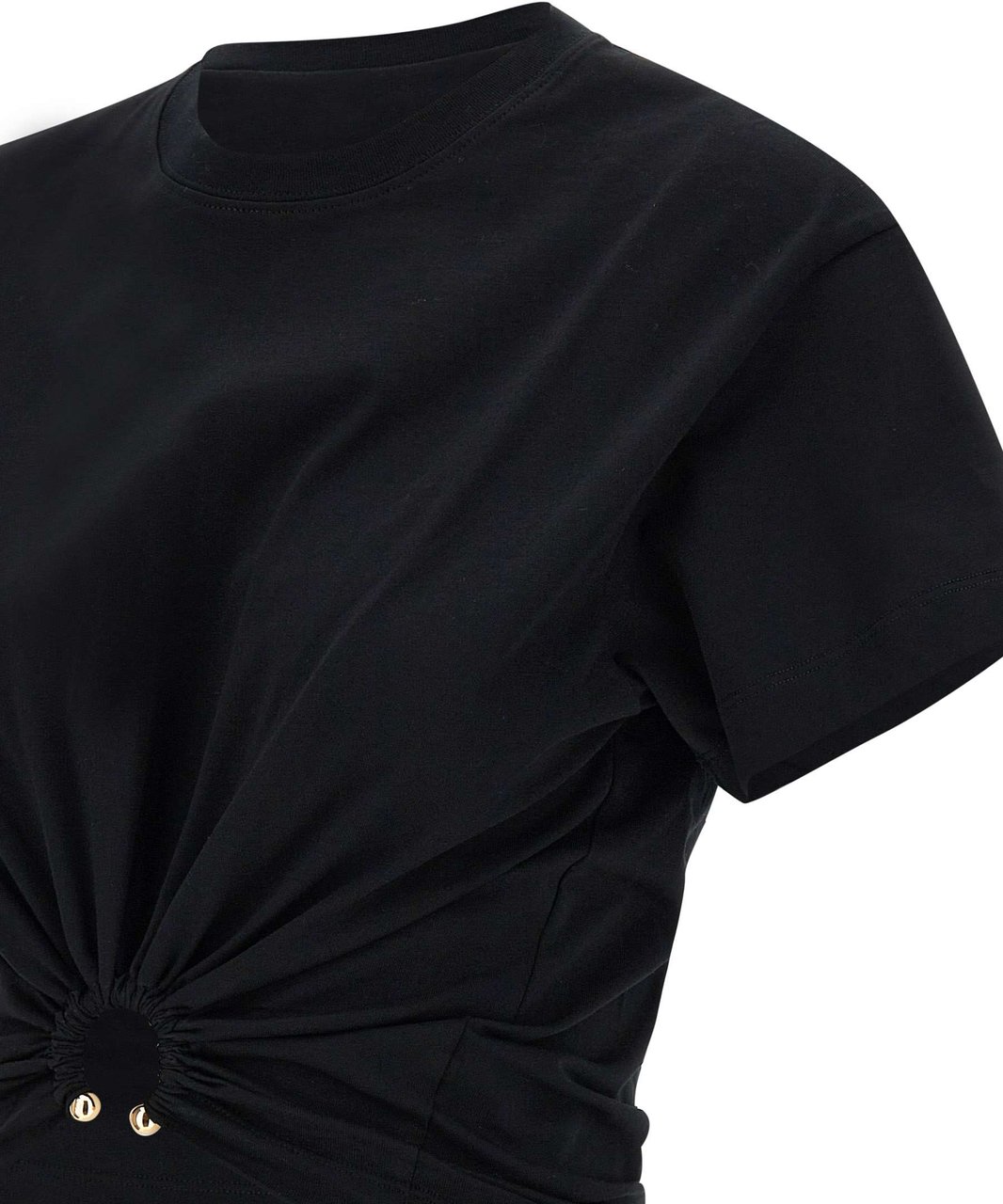 Rabanne T-Shirts And Polos Black Zwart