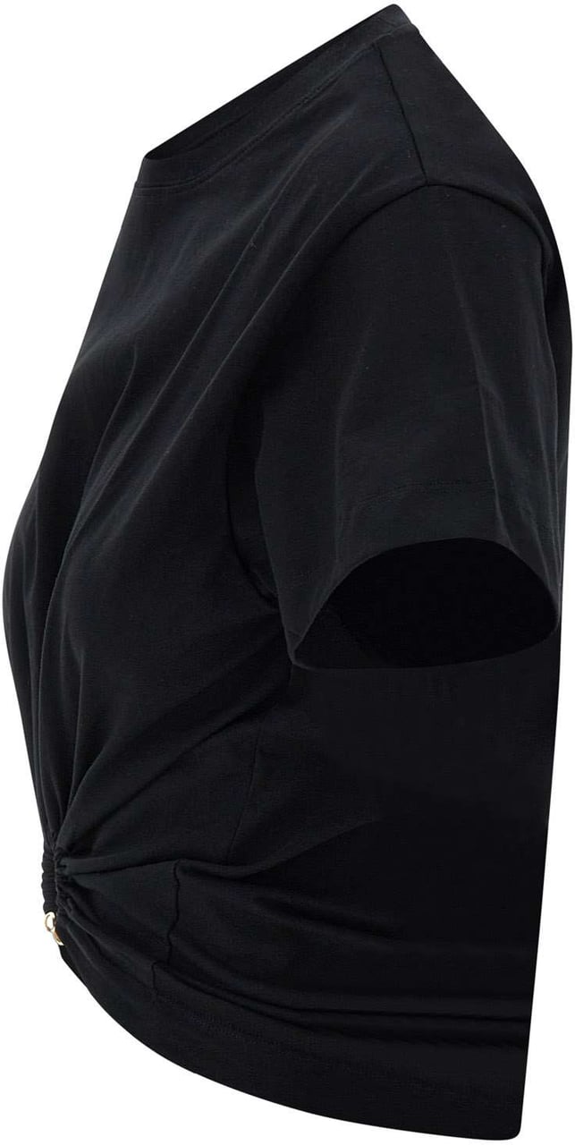 Rabanne T-Shirts And Polos Black Zwart