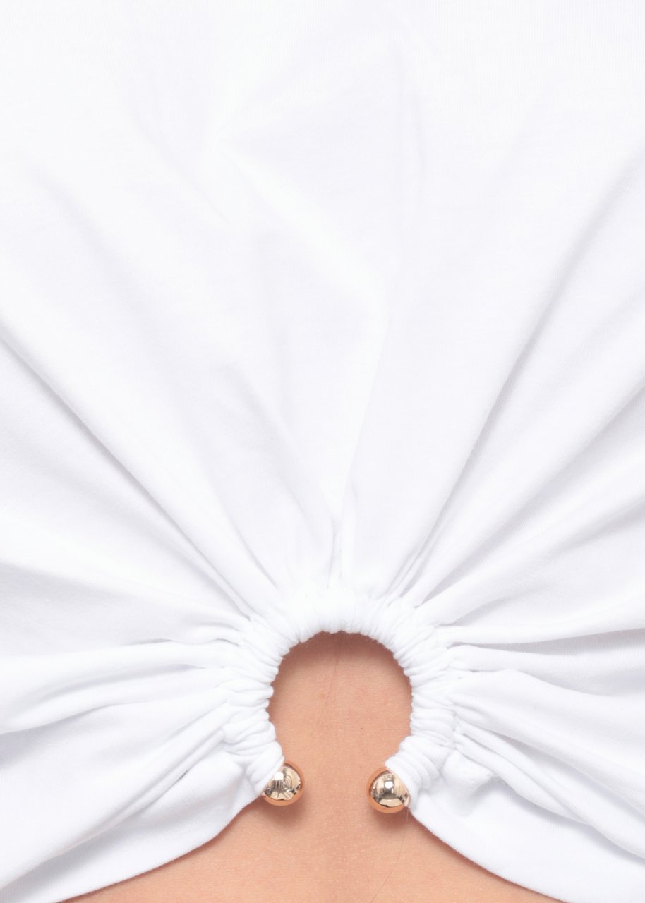 Rabanne T-Shirts And Polos White Wit