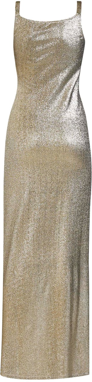 Rabanne Dresses Silver/Gold Goud