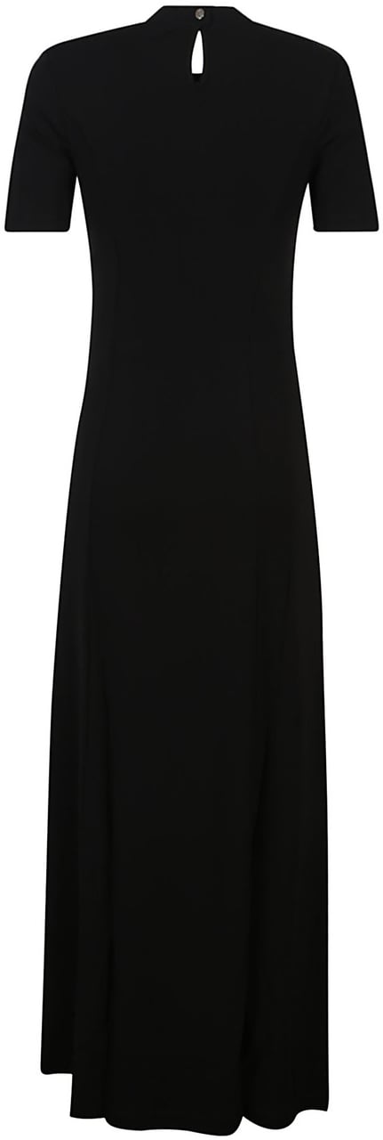 Rabanne Long Dress Black Zwart