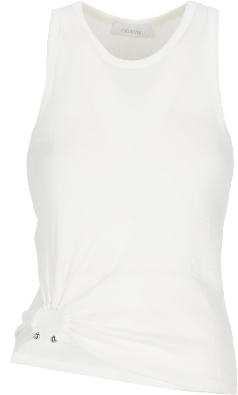 Rabanne Top Bianco Wit