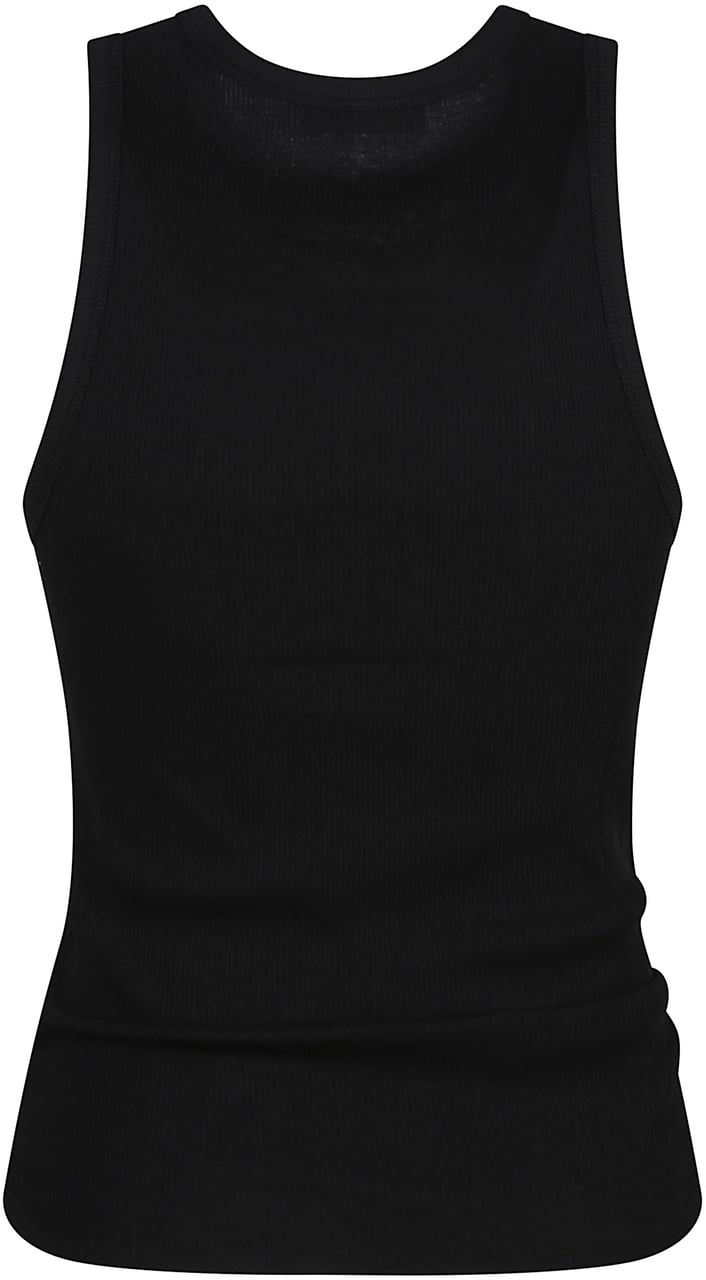 Rabanne Sleeveless Tank Top Black Zwart