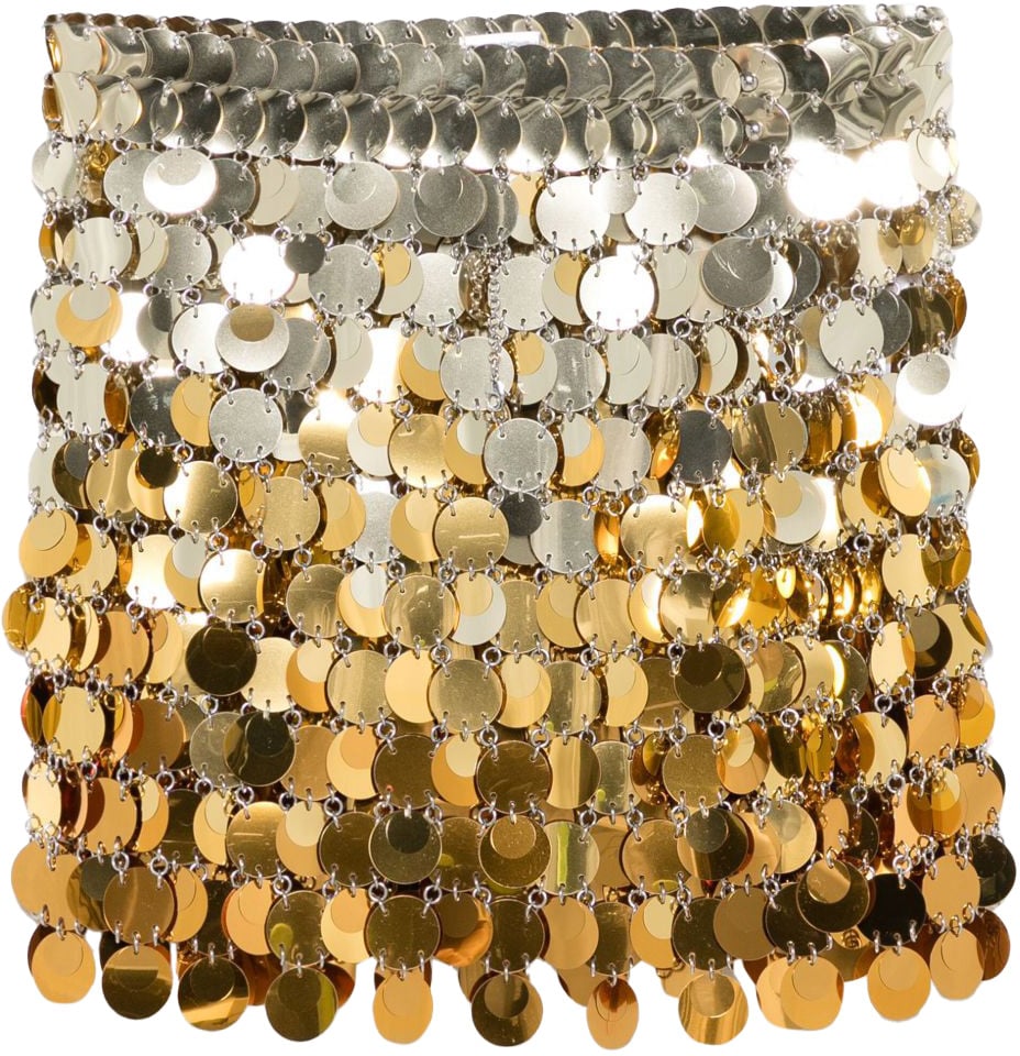Rabanne Skirts Golden Goud