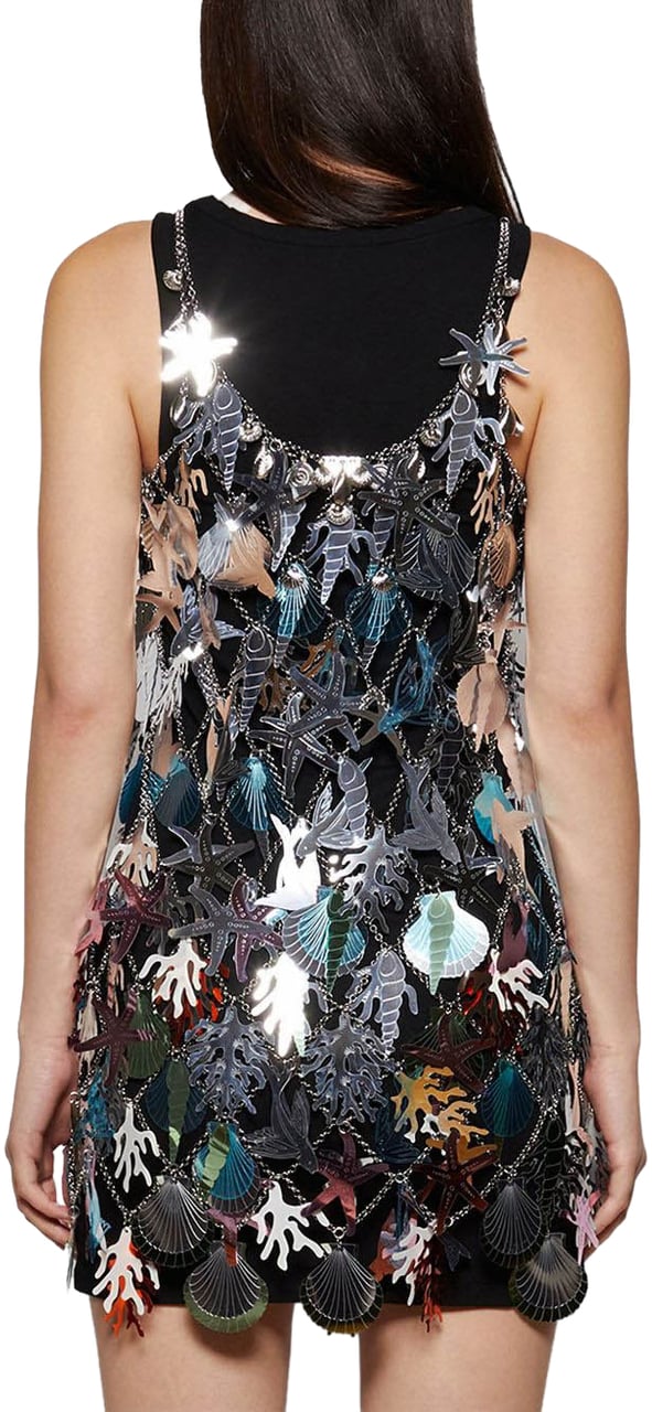 Rabanne Dresses Silver Zilver