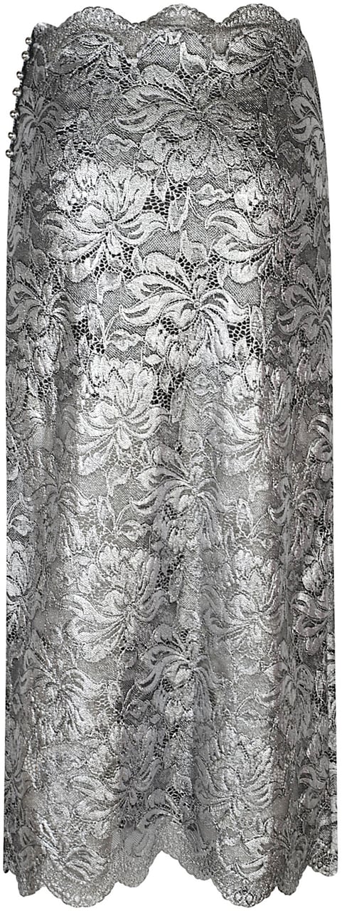 Rabanne Long Skirt Black Zwart