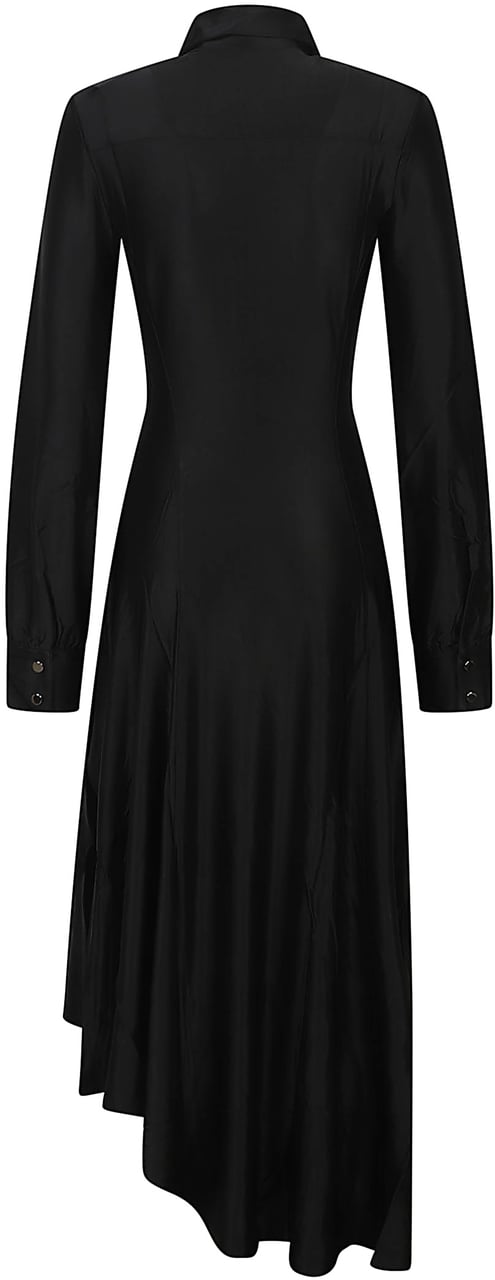 Rabanne Long Dress Black Zwart