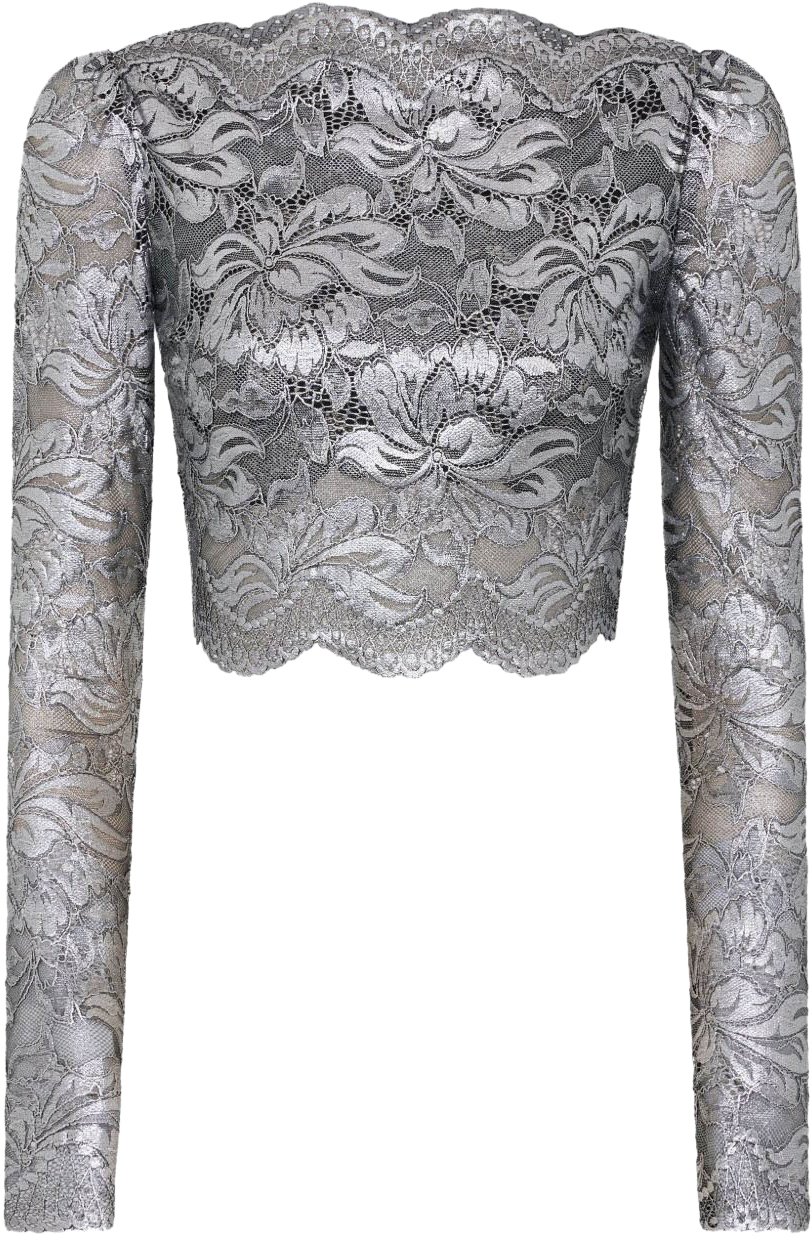 Rabanne Top Silver Zilver