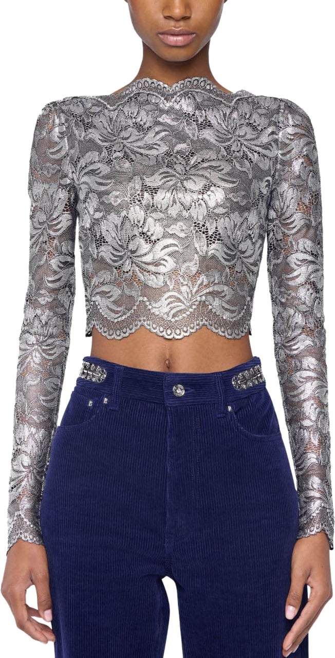 Rabanne Top Silver Zilver