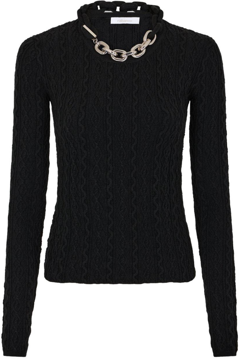Rabanne Sweaters Black Zwart