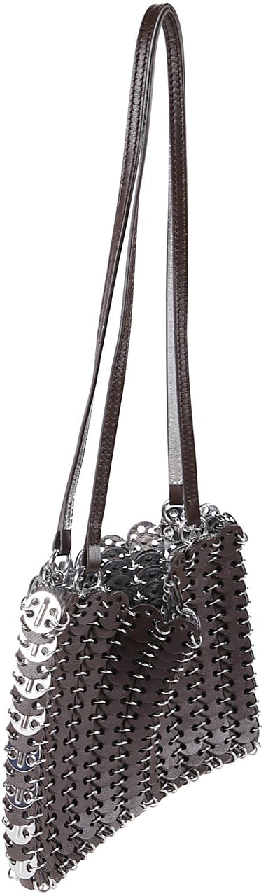Rabanne 1969 Reversible Flip Bag Brown Bruin