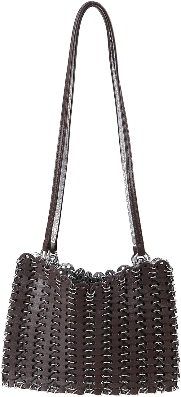 Rabanne 1969 Reversible Flip Bag Brown Bruin