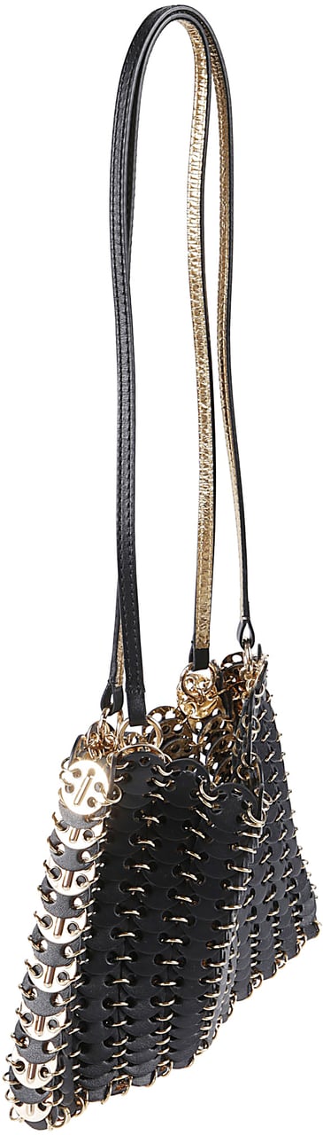 Rabanne 1969 Reversible Flip Bag Black Zwart