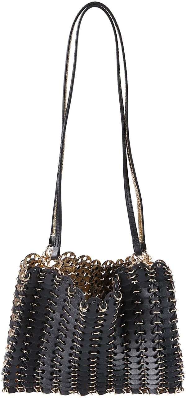 Rabanne 1969 Reversible Flip Bag Black Zwart