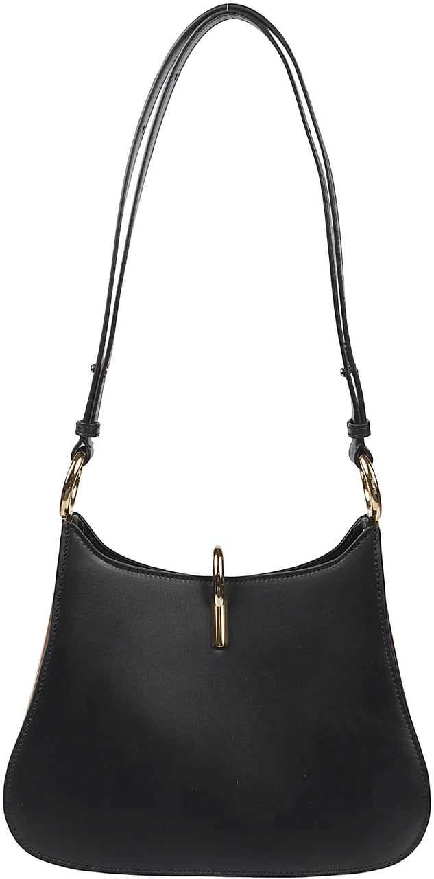 Rabanne Ring Medium Bag Black Zwart