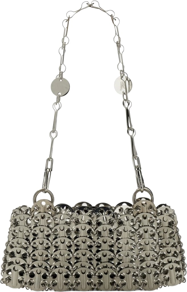 Rabanne Shoulder Bag "Xtra 69" Zilver