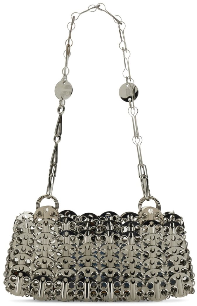 Rabanne Shoulder Bag "Xtra 69" Zilver