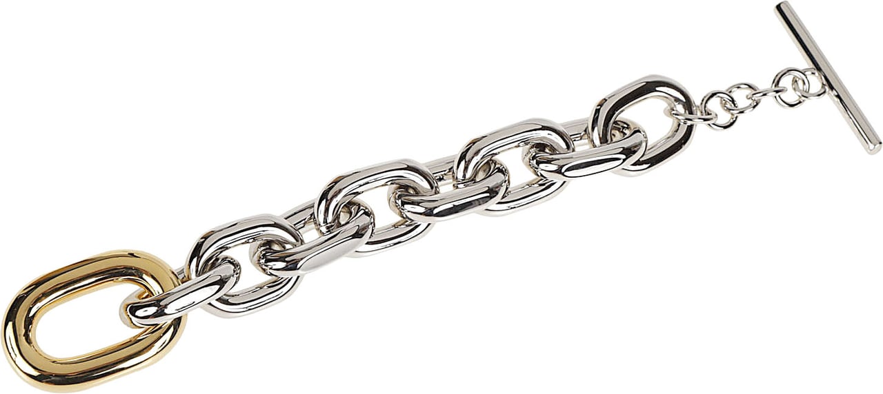 Rabanne Chain Bracelet Metallic Metallic