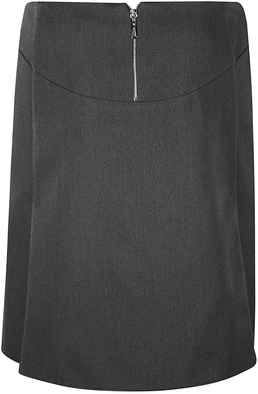Rabanne Midi Skirt Grey Grijs