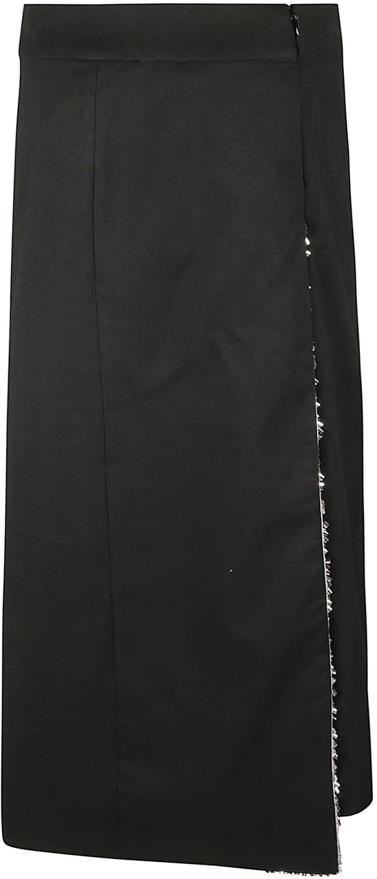 Rabanne Long Skirt Black Zwart