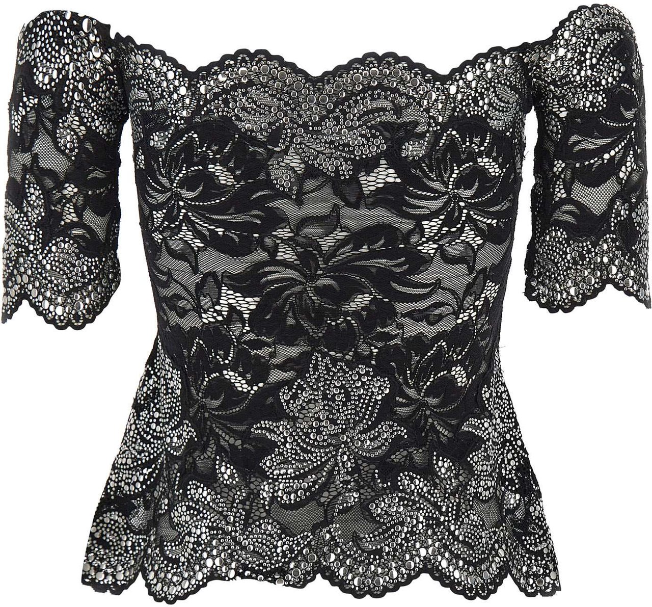 Rabanne Top Black Zwart