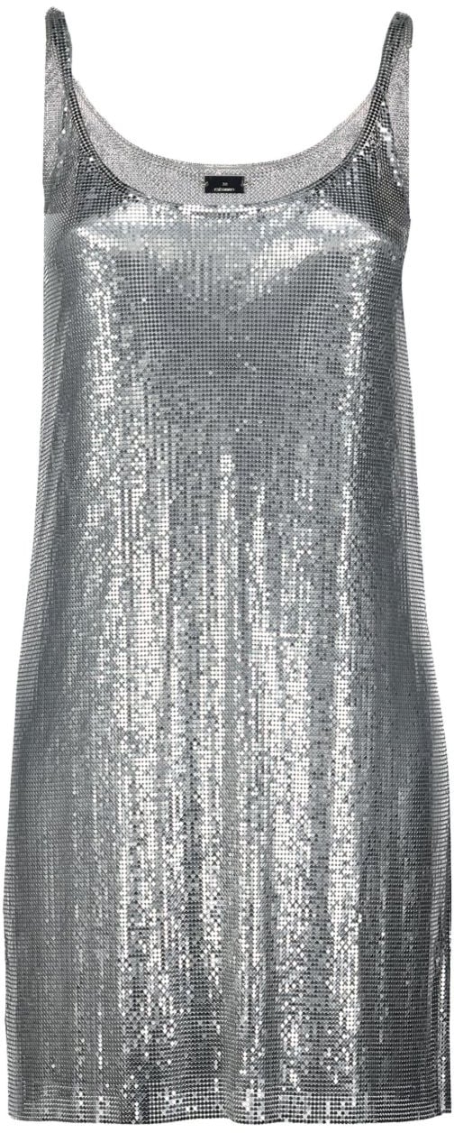 Rabanne Top Metalizzati Zilver