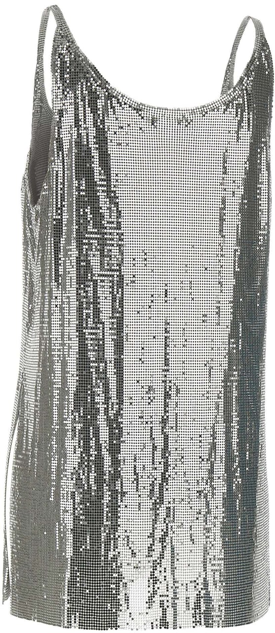 Rabanne Top Silver Zilver