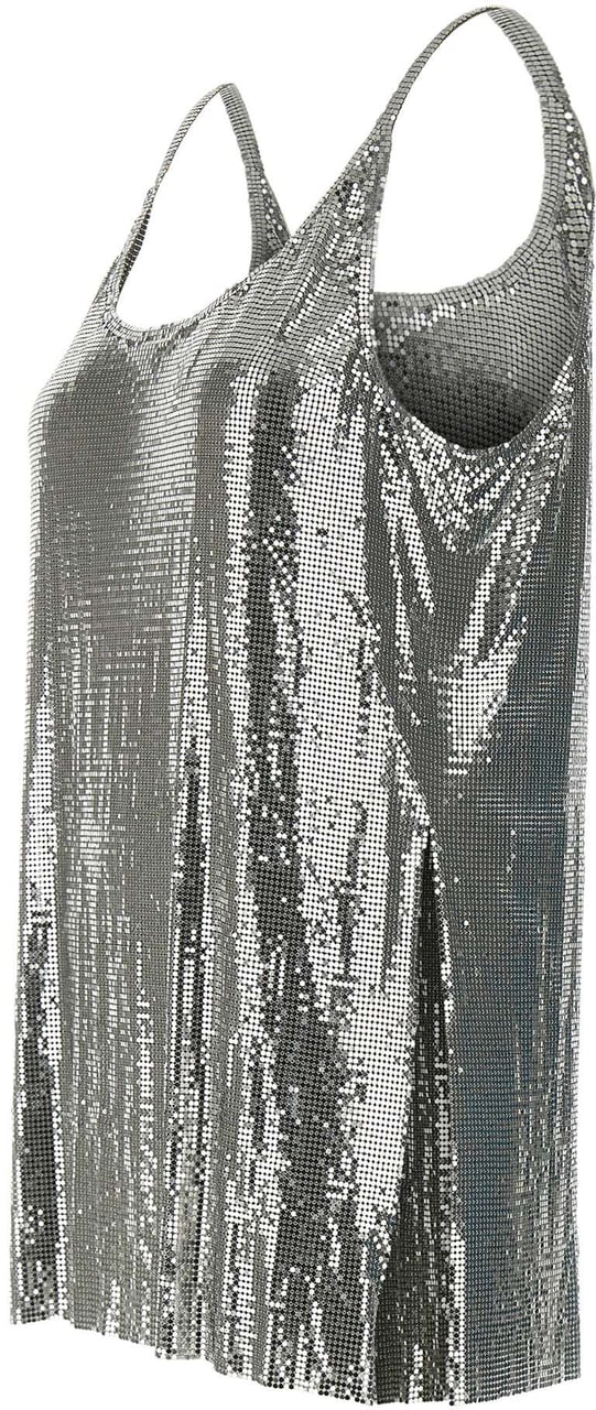 Rabanne Top Silver Zilver