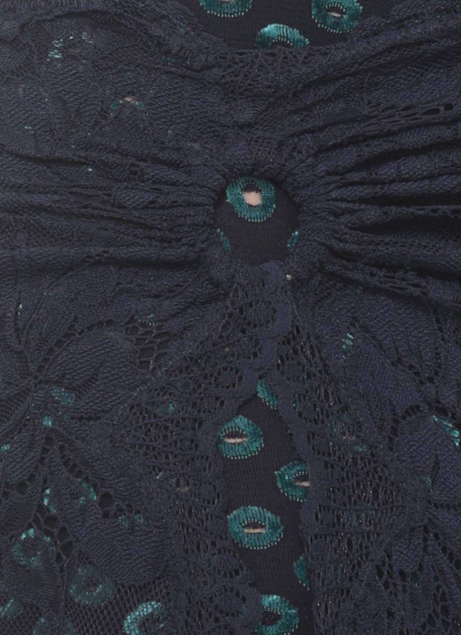 Rabanne Skirts Blue Navy
