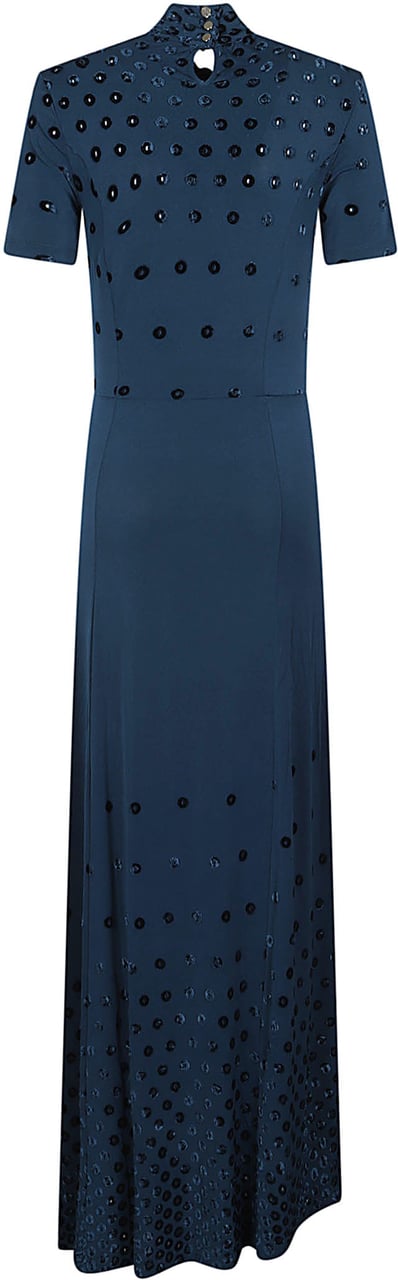 Rabanne Long Dress Green Groen