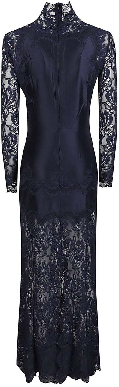 Rabanne Long Dress Blue Blauw