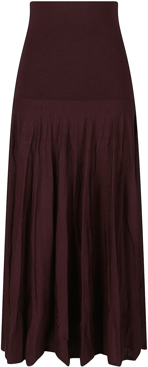 Rabanne Long Skirt Red Rood