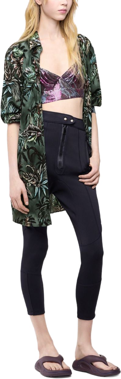 Rabanne Shirts Verde Donkergroen