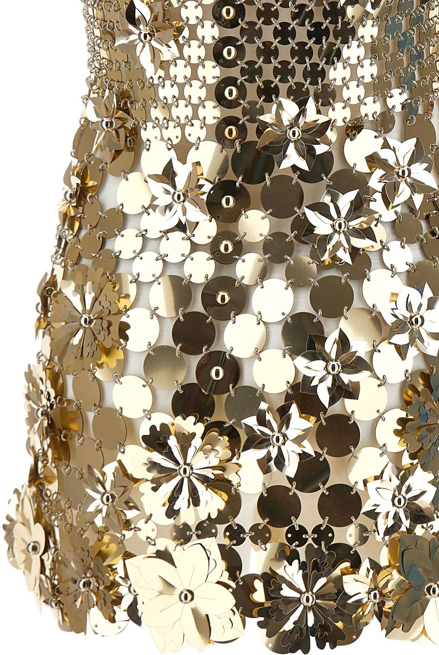Rabanne Dresses Gold Goud