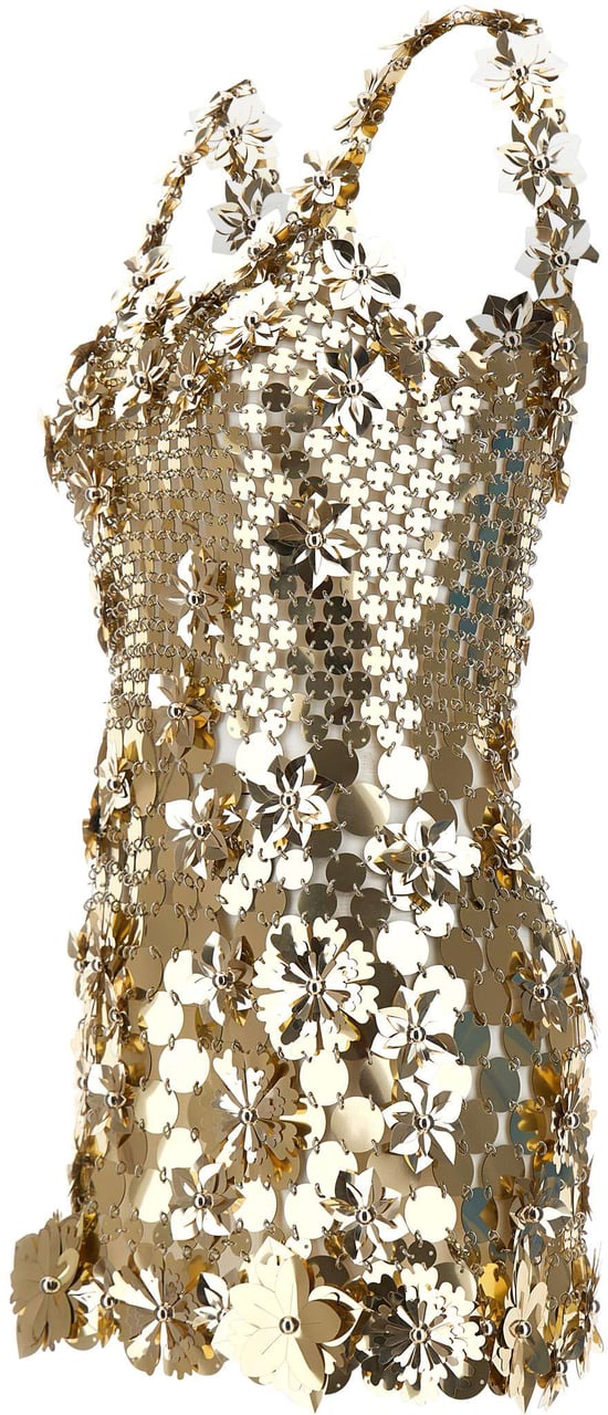 Rabanne Dresses Gold Goud